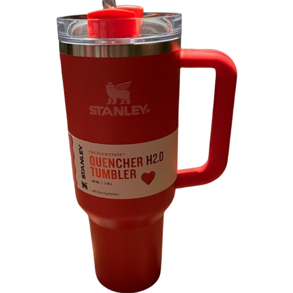 Stanley 40oz Red Valentines Tumbler TARGET DROP NEW